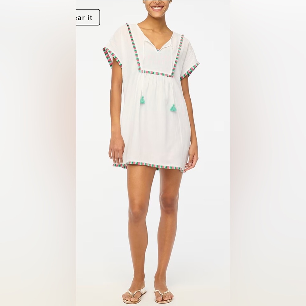 J. Crew Women’s Fringed Beach Cover-up